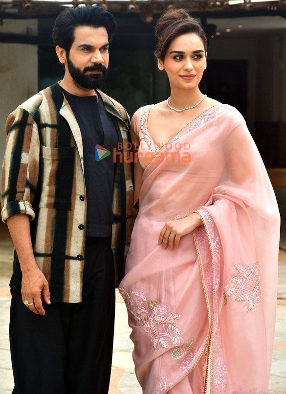 photos rajkummar rao and manushi chhillar snapped promoting their film maalik 2