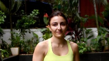 Photos: Soha Ali Khan snapped outside a gym in Bandra