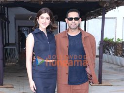 Photos: Vikrant Massey and Shanaya Kapoor snapped promoting Aankhon Ki Gustaakhiyan at Sun N Sand in Juhu