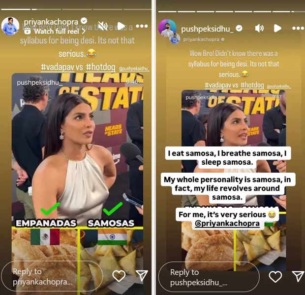 Priyanka Chopra RESPONDS to food troll over picking hot dog over vada pav: “Didn’t know there was a syllabus for being desi”