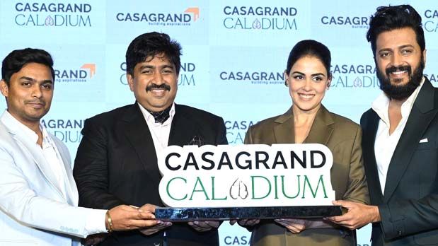 Riteish Deshmukh and Genelia D’Souza become brand ambassadors for Casagrand