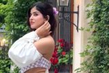 Sakshi Malik in a cute summery lavender outfit