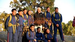 On the the sets of the movie Tanvi The Great