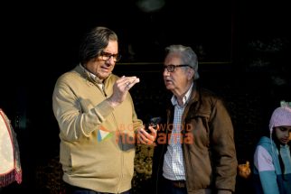 On the the sets of the movie Tanvi The Great