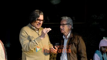 On the the sets of the movie Tanvi The Great