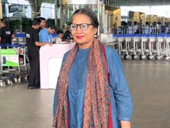 The evergreen Shabana Azmi papped at the airport