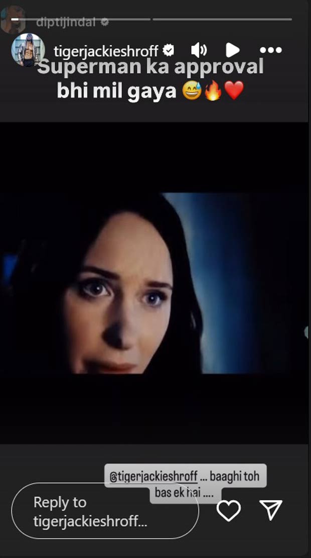 Tiger Shroff drops proof that Superman is a fan of Baaghi franchise; watch