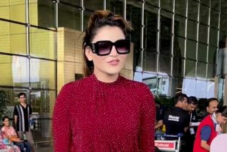 Urvashi Rautela slays in red at the airport