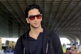 Our chocolate boy Vedang Raina at the airport