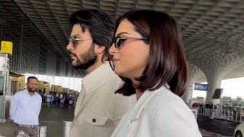 B-town’s new couple Tara Sutaria & Veer Pahariya spotted together at the airport