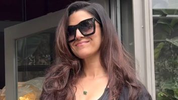 Nimrat Kaur all set for a brunch in a black bodysuit