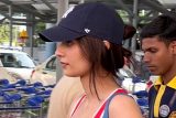 Manushi Chillar in a sporty look spotted at the airport