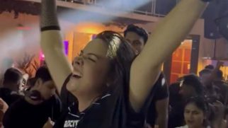 Actress Udita Goswami tripping on husband Mohit Suri’s song Saiyaara