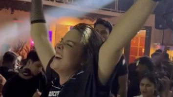 Actress Udita Goswami tripping on husband Mohit Suri’s song Saiyaara