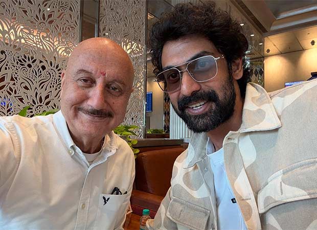 अनूपम खेर बेबी के सह-कलाकार राणा दग्गुबाती में टकराता है; जल्द ही एक आश्चर्य कोलाब के बारे में चिढ़ता है