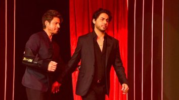 Shah Rukh Khan introduces Aryan Khan at The Ba***ds Of Bollywood preview launch, the latter says, “Aaj main bohat nervous hoon kyunki…”; watch video
