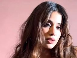 Janhvi Kapoor in a leather woody co ord set looks glam