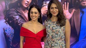 Mrunal Thakur & Nushrratt Bharuccha having a lil chit chat