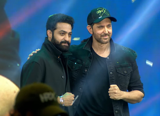 War 2 GRAND event in Hyderabad: Jr NTR remembers Hrithik Roshan's “BEAUTIFUL hug” on first day of shoot: “I am extremely PROUD to have danced beside you”; adds, “Ayan Mukerji will be remembered for directing one of the GREATEST films of our time”