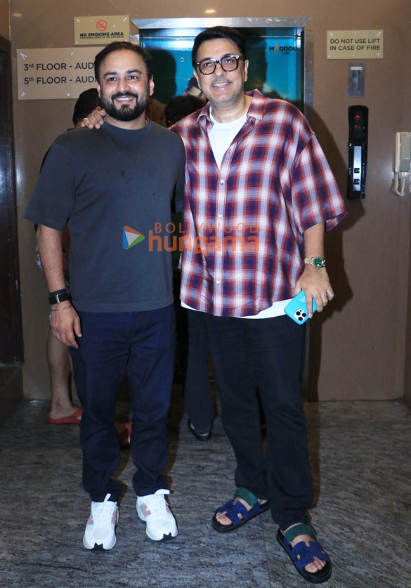 photos dinesh vijan and amar kaushik snapped at pvr juhu 2