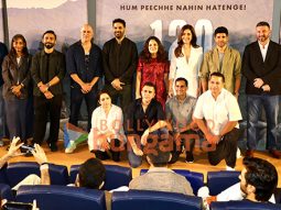 Photos: Farhan Akhtar, Ritesh Sidhwani, Raashii Khanna, Razneesh ‘Razy’ Ghai and Sparsh Walia at the teaser launch of 120 Bahadur