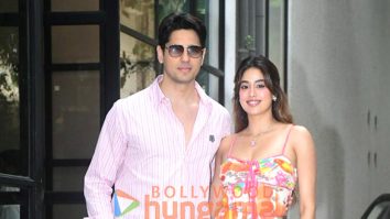 Photos: Janhvi Kapoor and Sidharth Malhotra snapped promoting Param Sundari at Maddock Films’ office