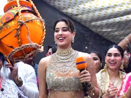 Photos: Janhvi Kapoor attends the Dahi Handi celebrations in Ghatkopar