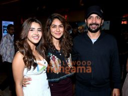 Photos: Mrunal Thakur, Deepak Dobriyal and Akanksha Puri snapped at a special screening of Son Of Sardaar 2 hosted by debutant Roshni Walia