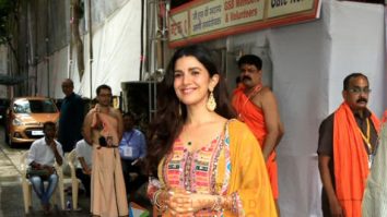 Photos: Nimrat Kaur snapped at GSB Ganpati pandal