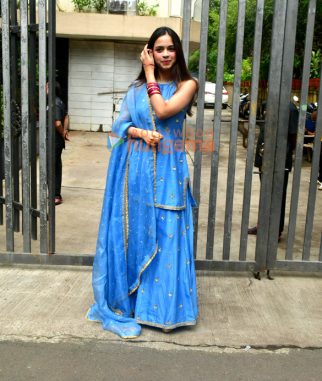 Photos: Nitanshi Goel snapped outside Govinda’s residence in Juhu