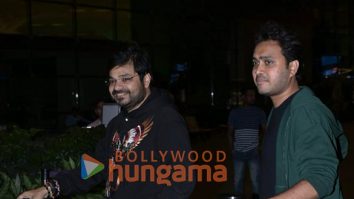 Photos: Producer Abhishek Agarwal flies off the to US for the premiere of his film The Bengal Files