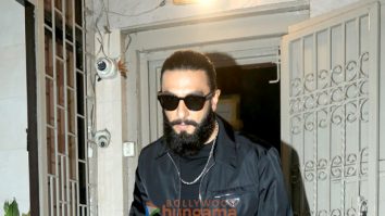 Photos: Ranveer Singh snapped at a dubbing studio in Bandra