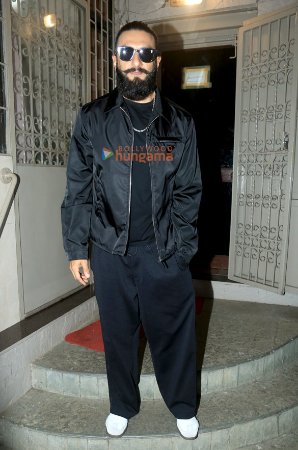 photos ranveer singh snapped at a dubbing studio in bandra 4 4