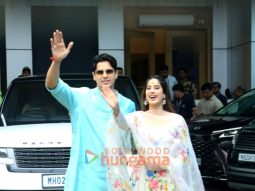 Photos: Sidharth Malhotra and Janhvi Kapoor snapped at Kalina airport