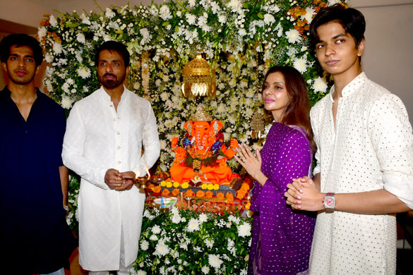 photos sonu sood snapped with his wife at ganapati bappa darshan 2