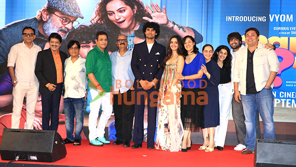 photos vyom yadav saachi bindra udit narayan and others grace the trailer and music launch of the film mannu kya karegga 1