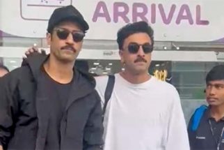 Love & War co-stars Ranbir Kapoor & Vicky Kaushal at the airport