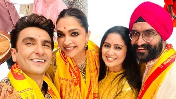 Ranveer Singh breaks into dance at Ambani Ganpati Pandal; fans go wild over his new look with Deepika Padukone