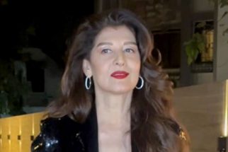 Sangeeta Bijlani in a dazzling black dress