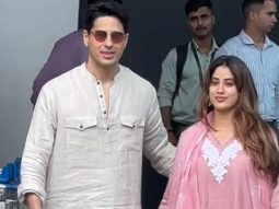Our cuties Param Sundari pose together! Sidharth Malhotra & Janhvi Kapoor