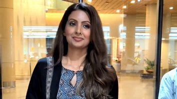 Prettiest Geeta Basra spotted at the aiport in a black suit