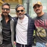 Suniel Shetty meets Ajay Devgn in London, calls Son of Sardaar 2 "A laugh riot"