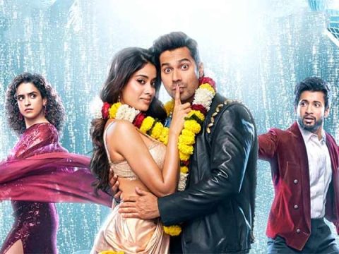 Sunny Sanskari Ki Tulsi Kumari Poster: Varun Dhawan, Janhvi Kapoor, Sanya Malhotra, and Rohit Saraf pique interest about the twisted romance