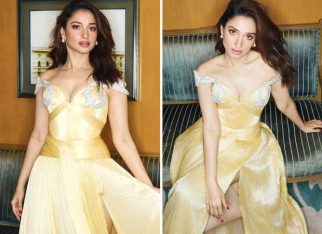 Tamannaah Bhatia’s Rs 2.95 lakhs butter yellow gown is all about glamour and grace, see pics!