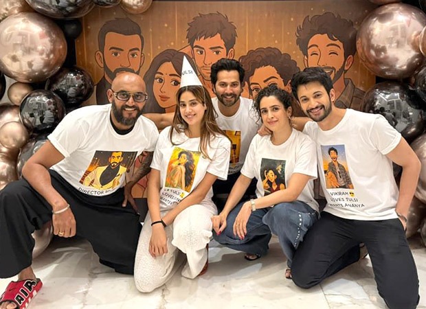वरुण धवन, जान्हवी कपूर, रोहित साराफ और सान्या मल्होत्रा रैप अप शूटिंग सनी संस्कारी की तुलसी कुमारी