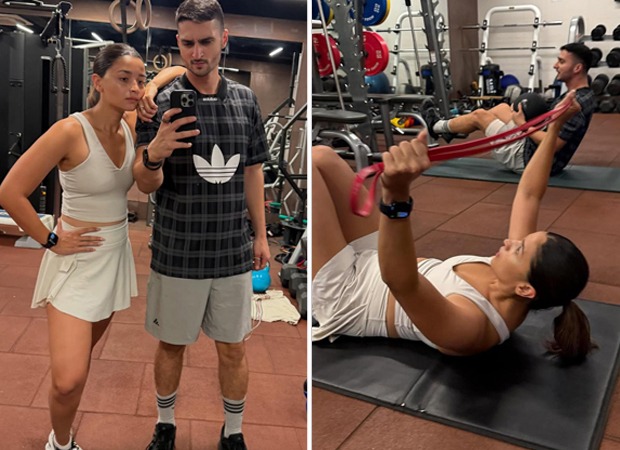Alia Bhatt hits the gym with Karan Sawhney, her daughter Raha clicks the perfect pic