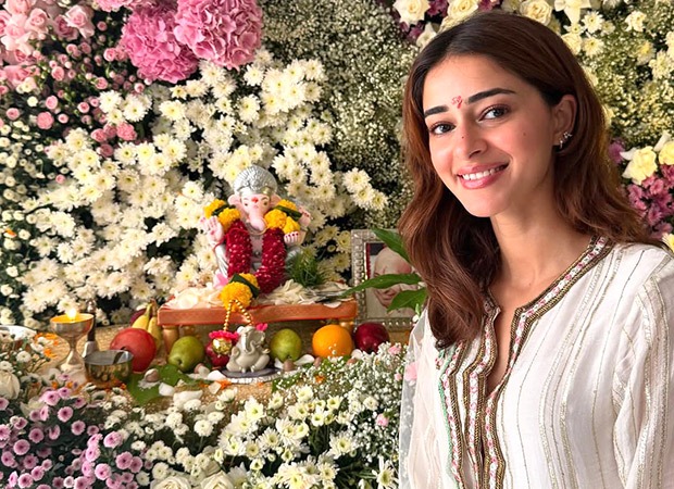 Ananya Panday welcomes Ganpati Bappa home with family celebrations; watch
