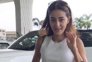Ananya Panday rushed as her flight might get missed