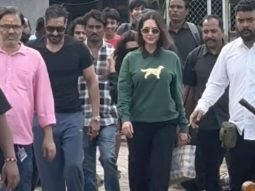 Ajay Devgn & Esha Gupta papped together