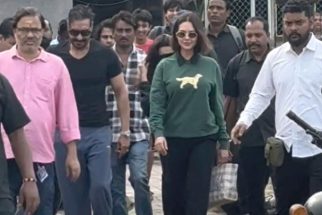 Ajay Devgn & Esha Gupta papped together